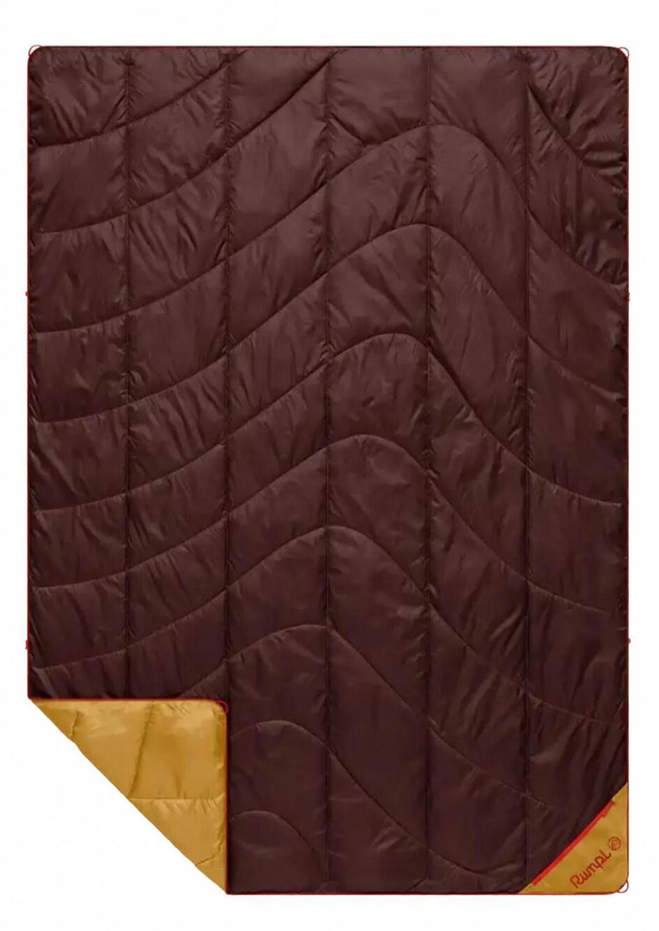 NEW RUMPL men's backcountry puffy blanket in redwood
